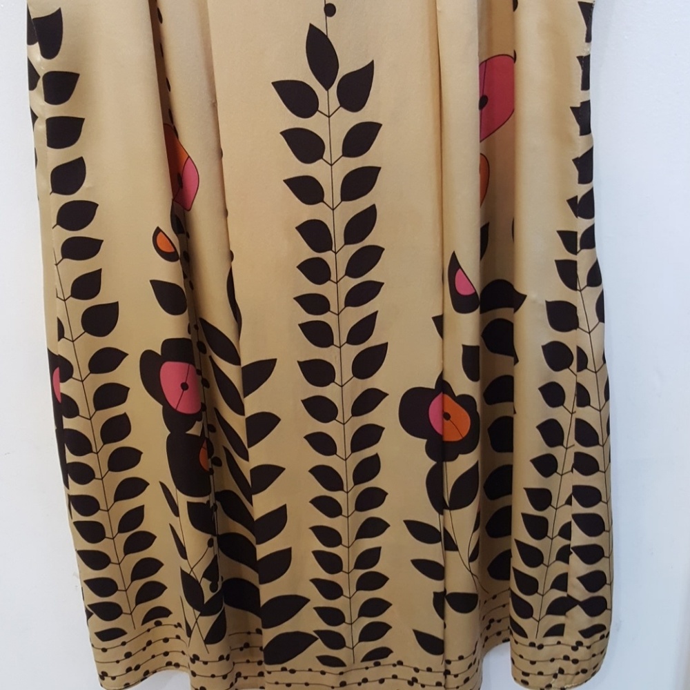 Ted  Baker London golden silk dress - Picture 4 of 8